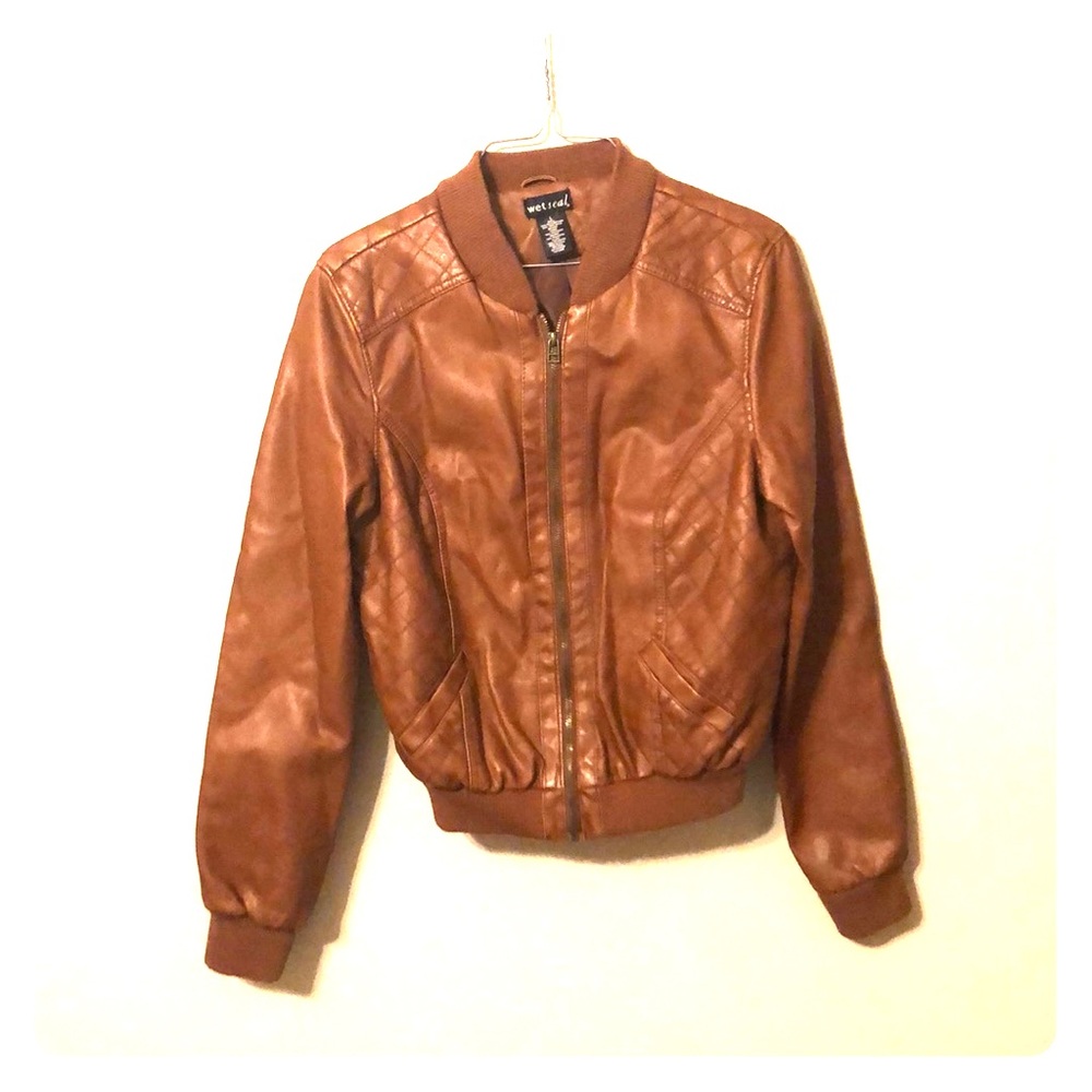 Wet Seal Leather Jacket